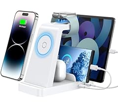 GAUOLN Wireless Charger for iPhone - 5 in 1 Charging Station for Multiple Devices Apple: Fast Wireless Charging Stand Dock …