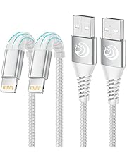 Lightning Cable 2m 2pack, Aioneus iPhone Charging Cable MFi Certified USB A to Lightning Cable iPhone Charger Cable Fast Charging Compatible with iPhone 14 13 12 11 Pro Max Mini XS XR X 8 7 Plus iPad