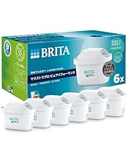 Brita Cartridge Water Purifier, Pot Type, Replacement, 6 Pieces, PFOS/PFOA Removal Tested, Maxtra Pro Cartridge, Pure Performance