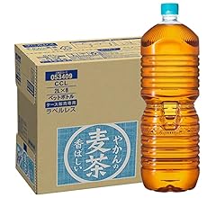 【Amazon.co.jp限定】CCL やかんの麦茶 from 爽健美茶 ラベルレス 2LPET×8本