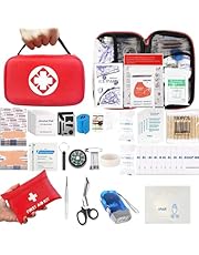 First Aid Bag with 185 Pieces or Home, Car, Camping, Office, Sports, Travel…