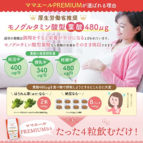 ママエールpremium 葉酸の商品画像