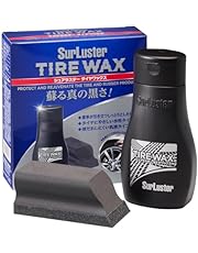 SurLuster S-139 Car Wash Supplies, Tire Polisher, Tire Wax, Water-Based Type, Includes Dedicated Sponge, 6.8 fl oz (200 ml)