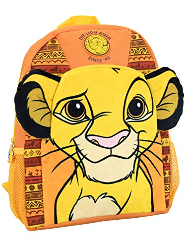 Mochila Disney El Rey León | Mochila Niño Simba | One Size Amarillo