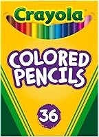 Crayola Colored Pencils (36ct), Kids Pencils Set, Art Supplies, Great for Coloring Books, Classroom Pencils, School...