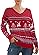 Jouica Women's Casual Lightweight V Neck Batwing Sleeve Knit Top Loose Pullover Sweater