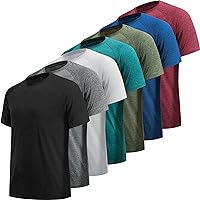 MLYENX Men's Workout Shirts Athletic Wear Moisture Wicking, Quick Dry Men’s Active Shirts Gym T Shirts