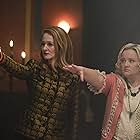 Miranda Otto and Lucy Davis in Chilling Adventures of Sabrina (2018)