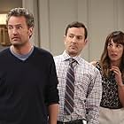 Matthew Perry, Lindsay Sloane, and Thomas Lennon in The Odd Couple (2015)