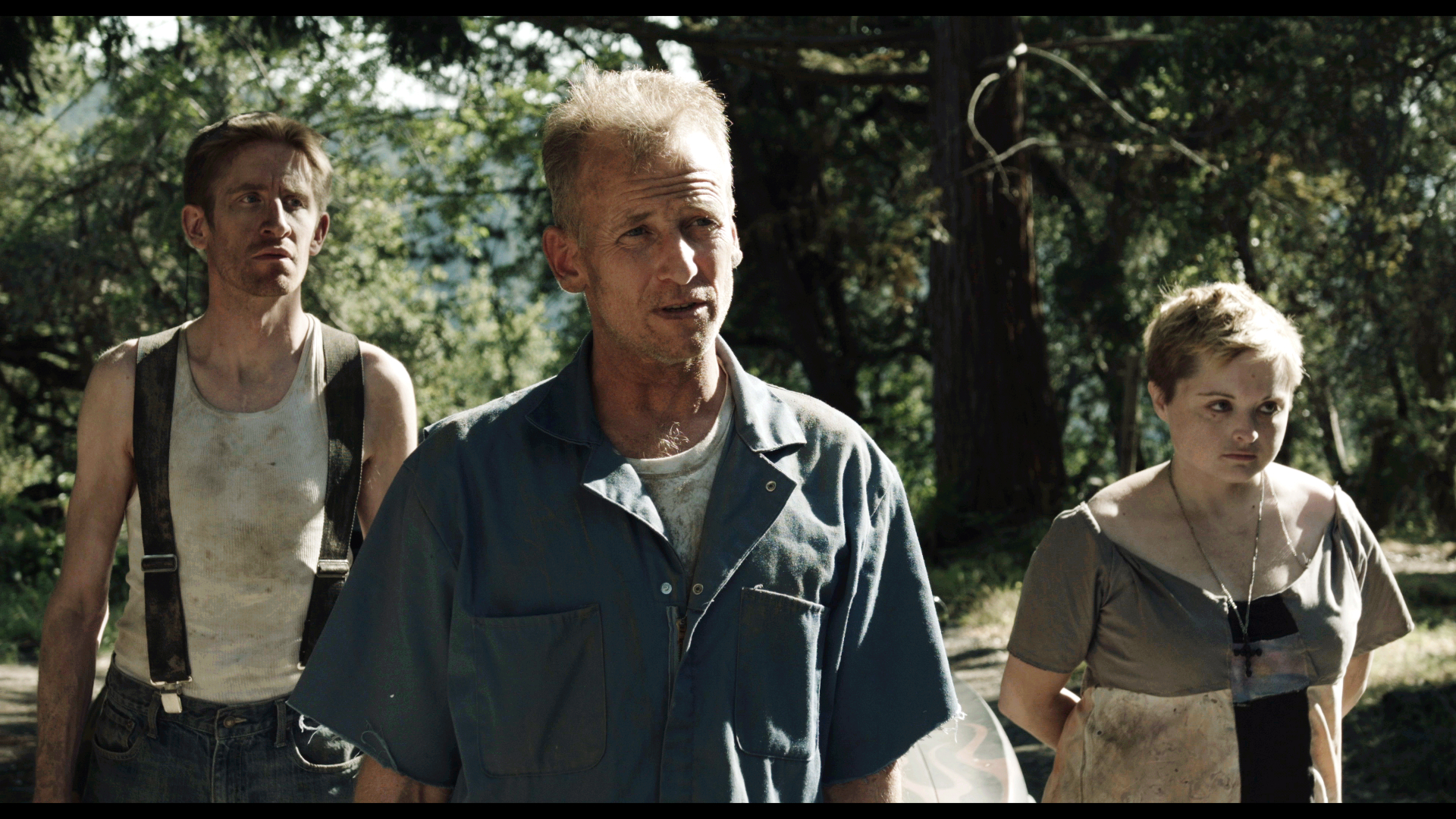 Mike Dinsmore, Nathan Diehl, and Brooke Milos in Hunter and the Hunted (2016)