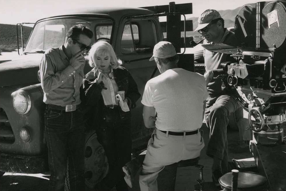 Marilyn Monroe, Montgomery Clift, and Arthur Miller in The Misfits (1961)