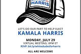 The Next Big Call: White Dudes for Harris