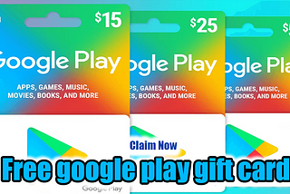 ?🤑?!!cool!!$$% HOW TO GET FREE GOOGLE PLAY GIFT CARD CODE !!🤑🤑GET FREE GOOGLE PLAY GIFT CARD🤑🤑