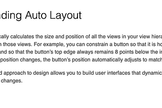 Understanding AutoLayout in Swift.