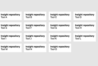 A pragmatic approach to building an insight repository