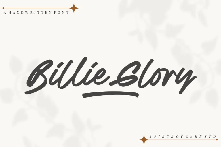 Billie Glory Font