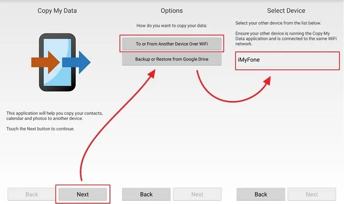 Copy My Data from Android to iPhone