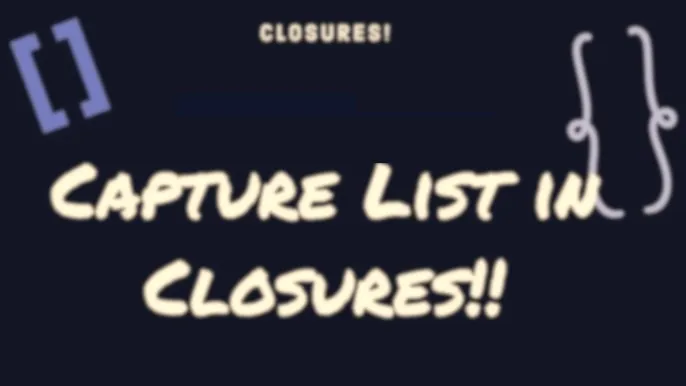 Capture list in swift : Using Closure