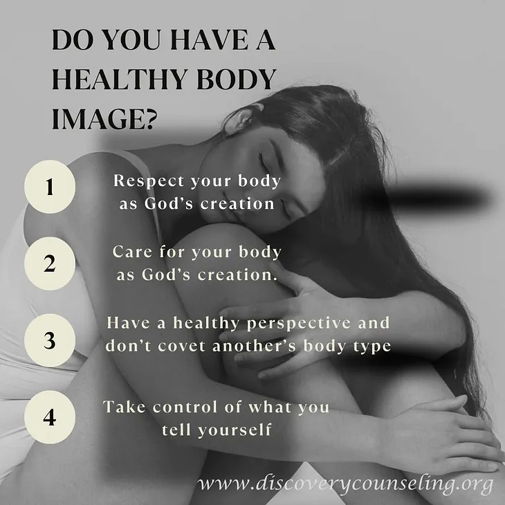 Four Steps to a healthy body image!
