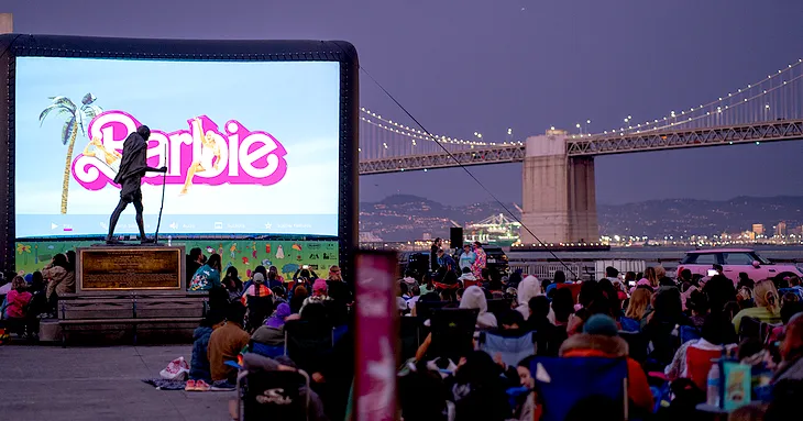 A perfect night for Barbie on the Bay