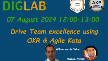 Webinar: Drive team Excellence using OKR and Agile Kata!