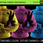 knitted fabric material bundle