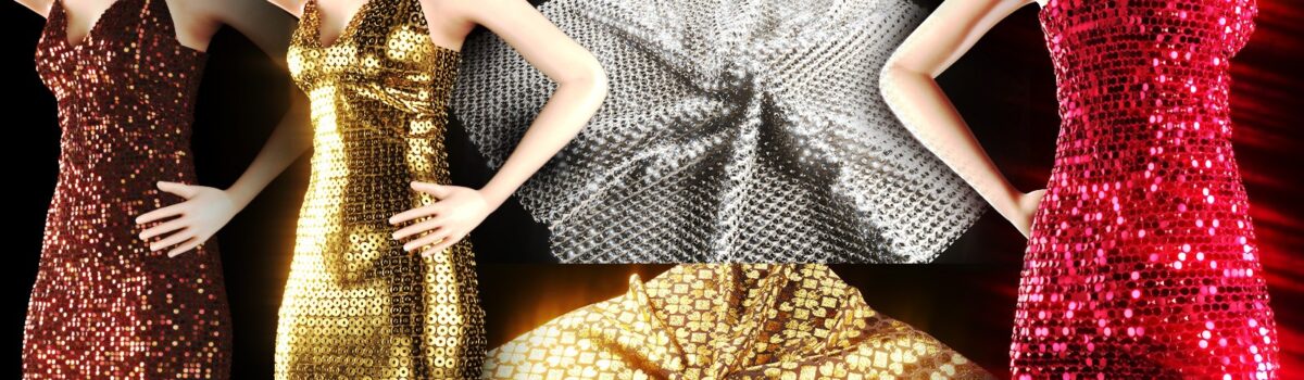 Bling fabric PBR material bundle