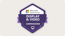 Display & Video certification badge.