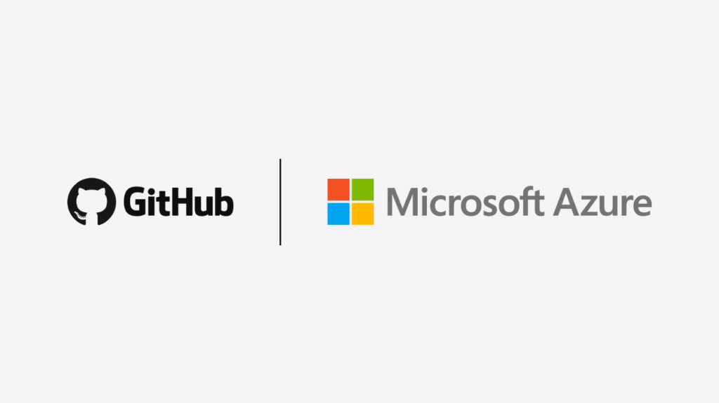 GitHub and Microsoft Azure logo.