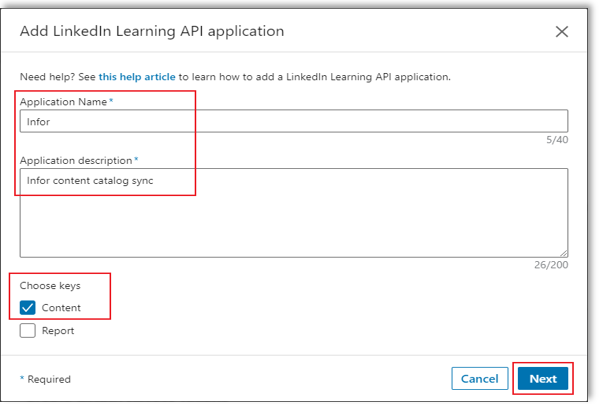 linkedin-learning-api-content-sync-screen