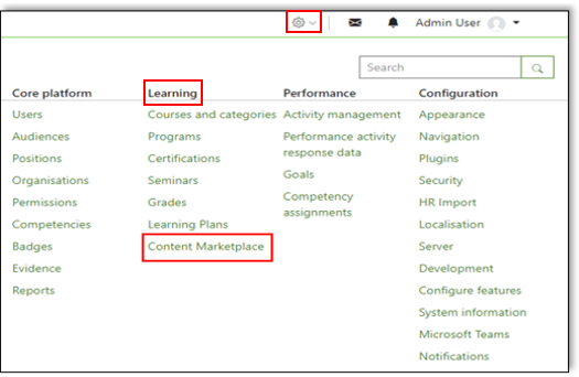 totara-acct-settings-screen