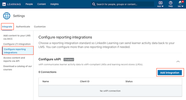 Add xAPI integration