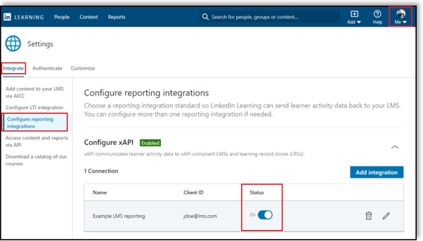 linkedin-learning-xapi-configuration-complete