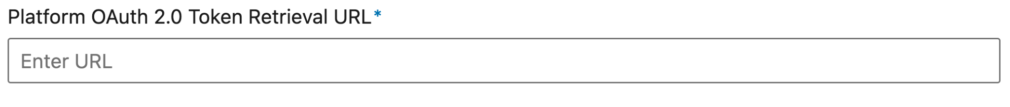 Platform Oauth 2.0 Token Retrieval URL