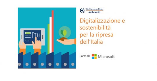 Digitalizzazione e sostenibilità per la ripresa dell’Italia