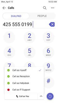 Call on behalf of a Call Queue on Teams phone devices.png