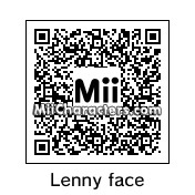 QR Code for Lenny face by Alien803