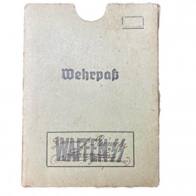 Waffen SS Wehrpass cover - Vintage German Other