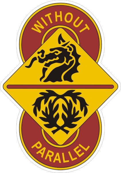 8th Transportation Brigade DUI Decal