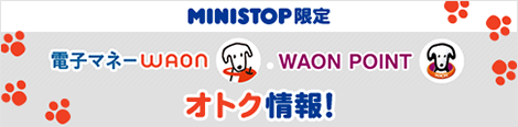 電子マネー WAON WAON POINT オトク情報！