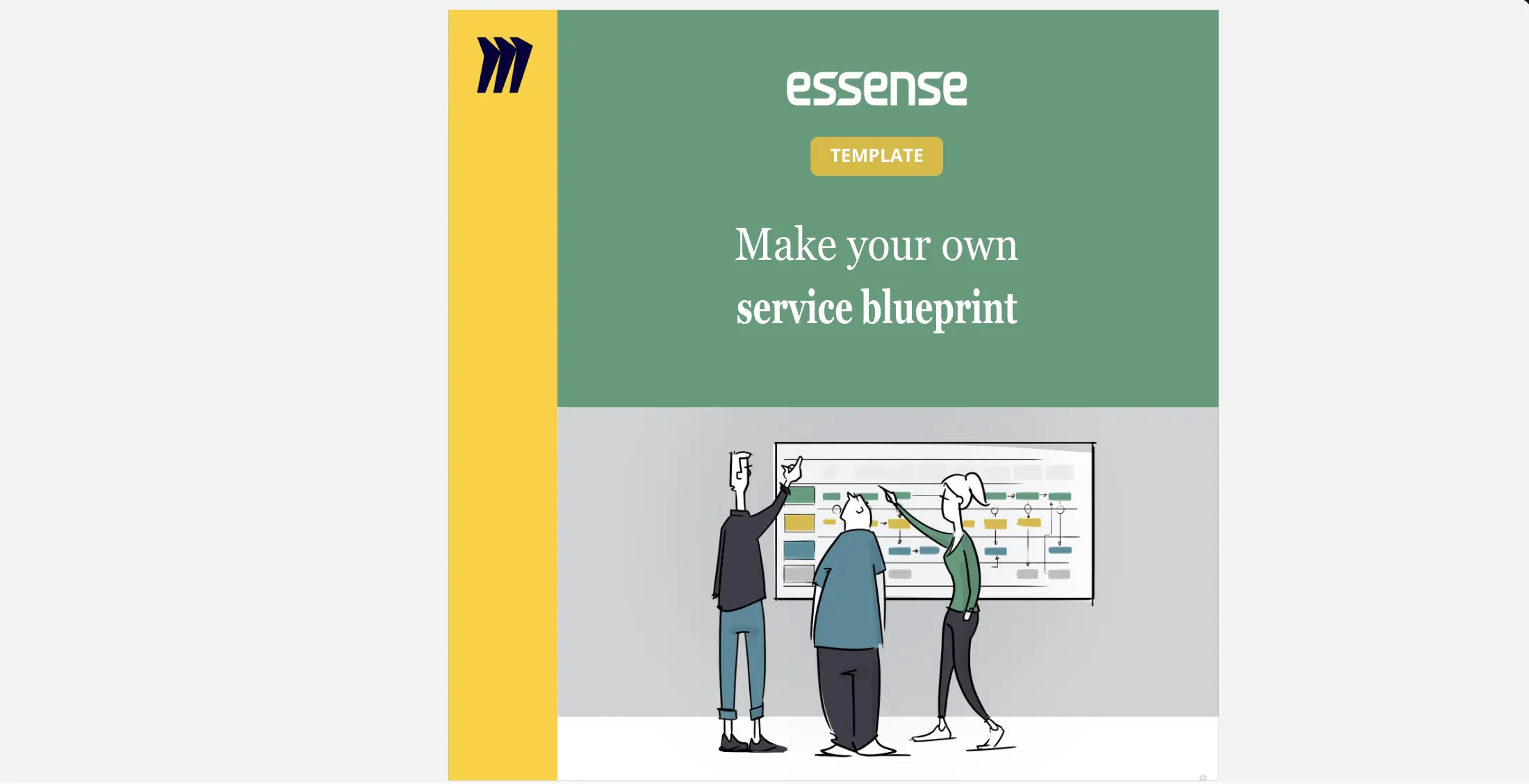 Template cover of Service Blueprint to connect journey & operations