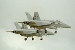 VFA-27 F/A-18C  Flying