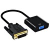 Powermaster 18636 DVI-D to VGA 24+1 Çevirici Adaptör Kablo