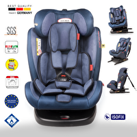 Holmer Kids Maxi Protect Aero 0-36 KG 3D 360° Dönebilir Isofix Mavi Oto Koltuğu