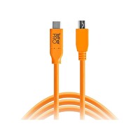 Tether Tools CUC2415-ORG 4.6m USB Kablosu (USB-C - 5Pin Mini USB)