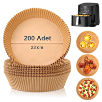 Yui Xiaomi Philips Arzum Tefal Kumtel Uyumlu XXL Hava Fritözü Airfryer Pişirme Kağıdı