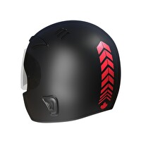 Çınar Extreme 2 Adet Sport Kask, Araba Ayna Reflektif Kırmızı Kask Sticker