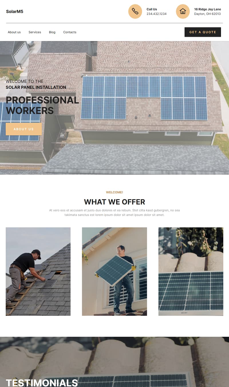 Solar Panel Installation