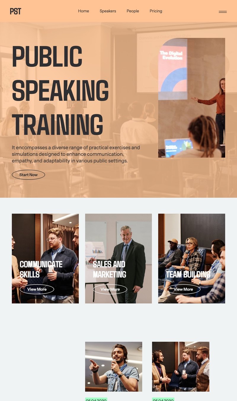 Public Speaking Training