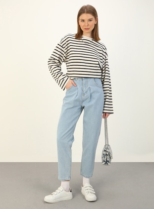 Benin Blue Denim Trousers